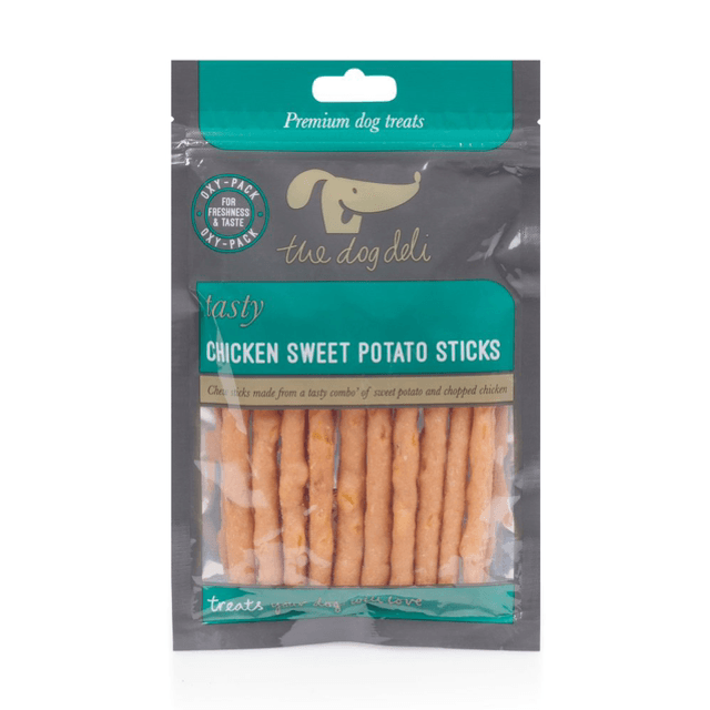 DOG DELI 100G CHICKEN SWEET POTATO STICK DOG TREATS