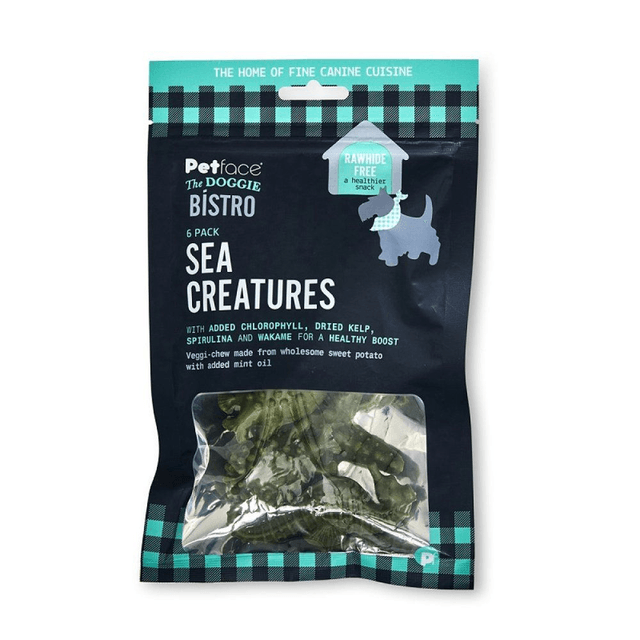 Doggie Bistro 6 Pack Sea Creatures Dog Treats 