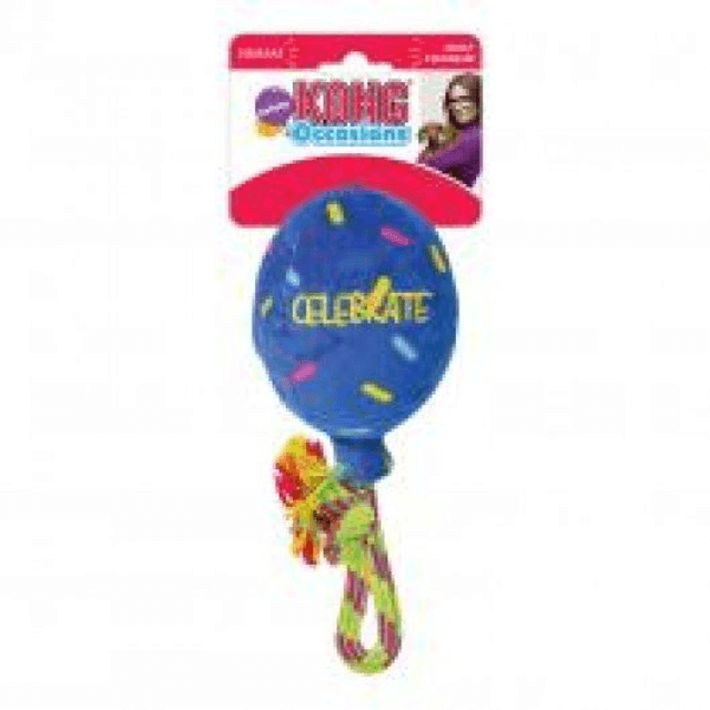  KONG Occasions Birthday Balloon Blue Large